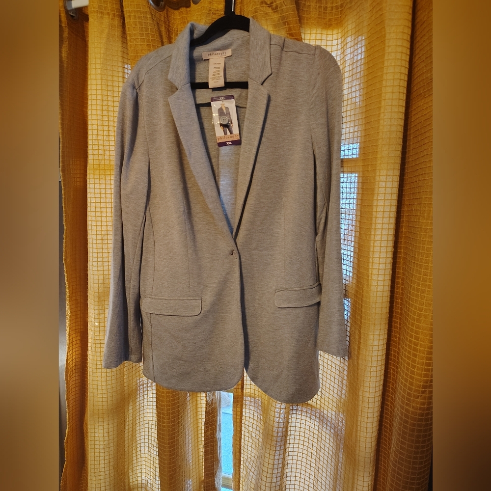 Women's Gray Philosophy Blazer
